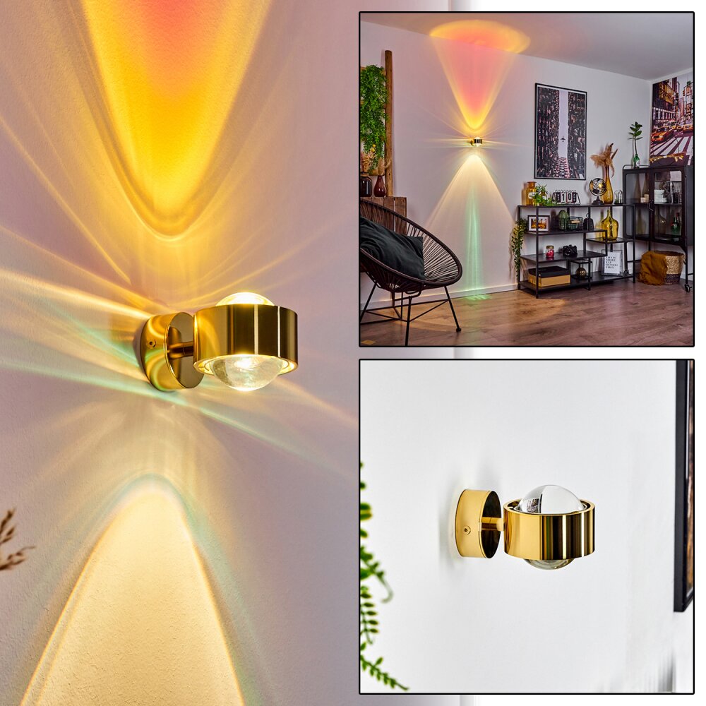Sapri Wandleuchte Gold, 1-flammig main product photo