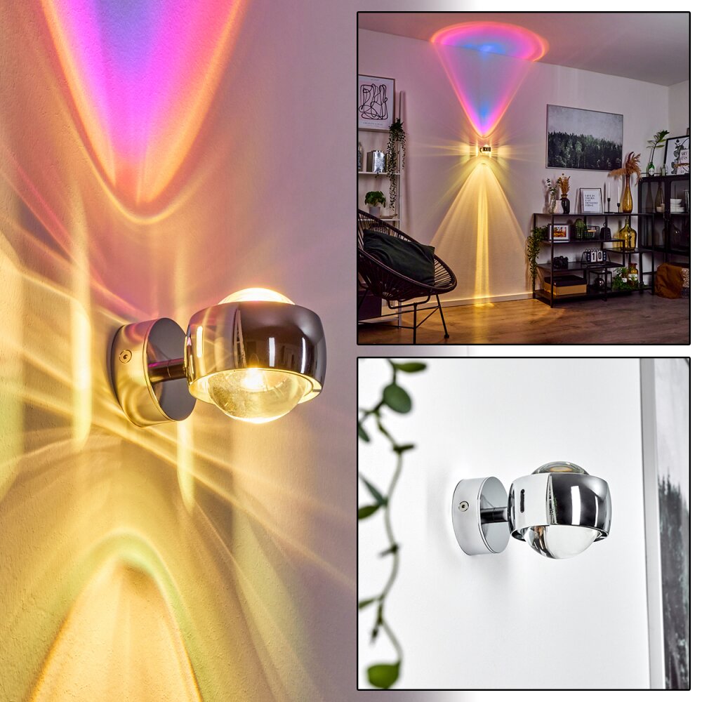 Sapri Wandleuchte Chrom, 1-flammig main product photo