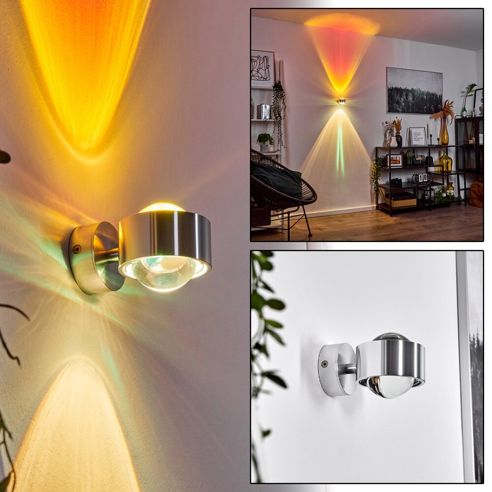 Sapri Wandleuchte Silber, 1-flammig main product photo