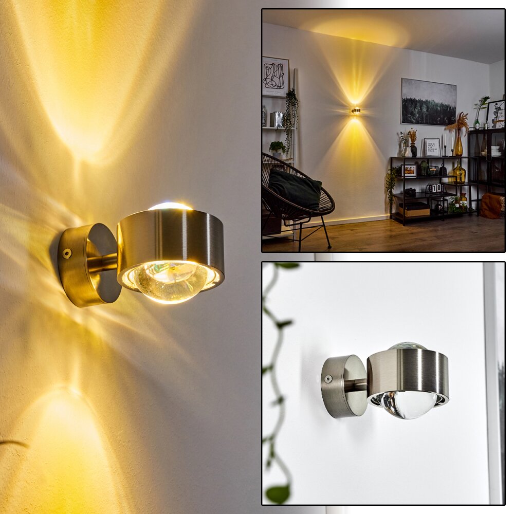 Sapri Wandleuchte Nickel-Matt, 1-flammig main product photo