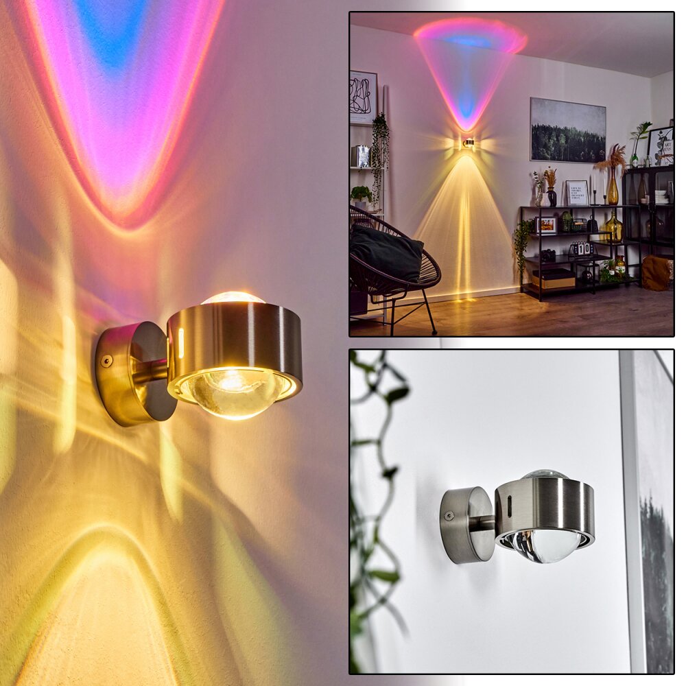 Sapri Wandleuchte Nickel-Matt, 1-flammig main product photo