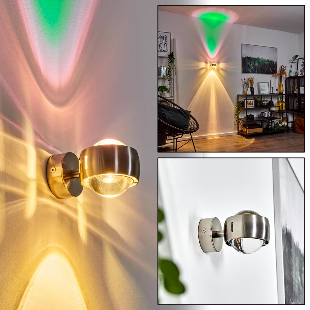 Sapri Wandleuchte Nickel-Matt, 1-flammig main product photo