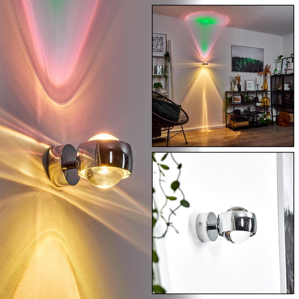 Sapri Wandleuchte Chrom, 1-flammig main product photo