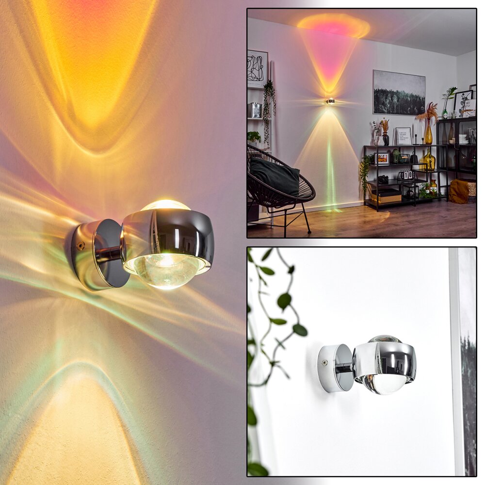 Sapri Wandleuchte Chrom, 1-flammig main product photo