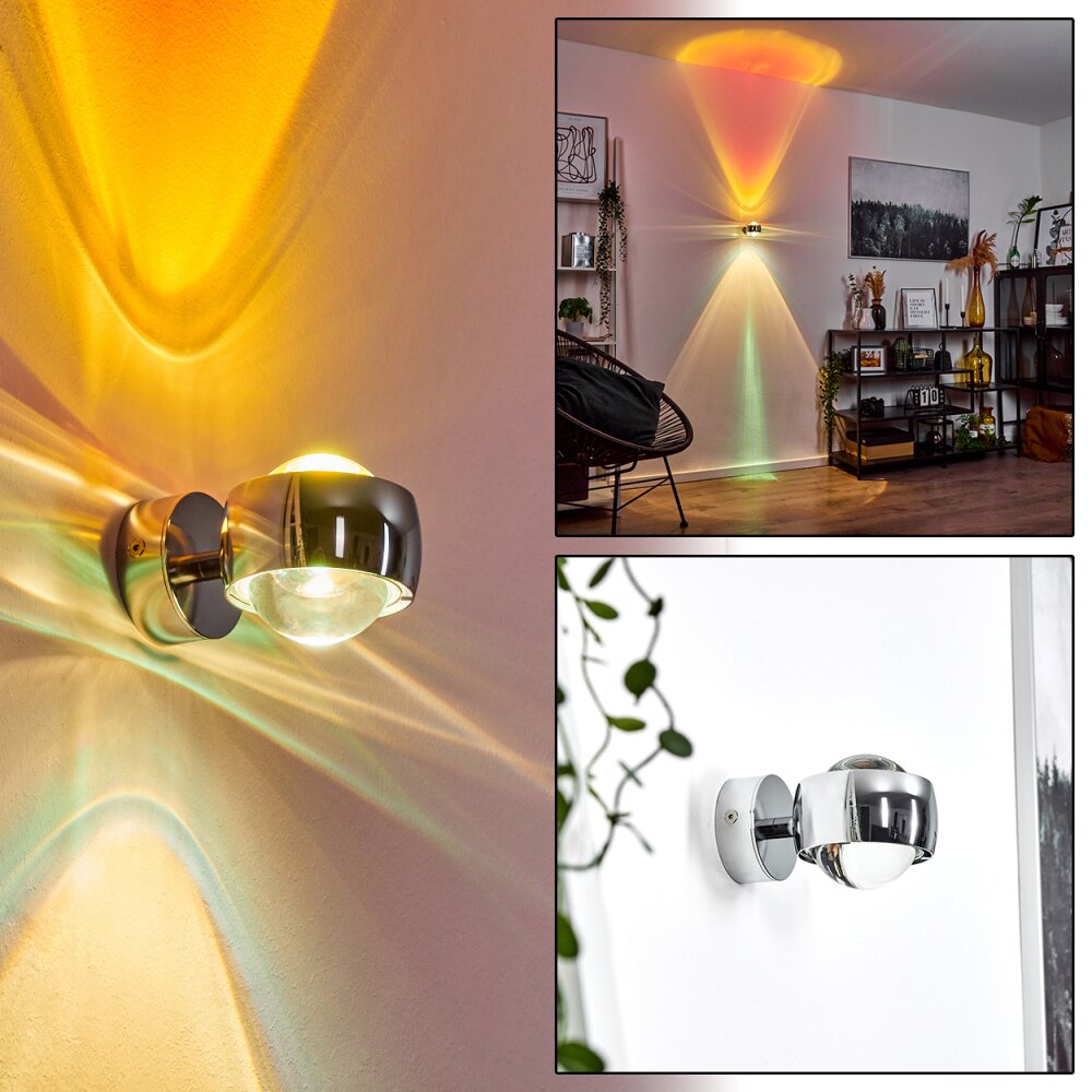 Sapri Wandleuchte Chrom, 1-flammig main product photo
