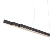 Leuchten Direkt LUZI Pendelleuchte LED Anthrazit, 3-flammig