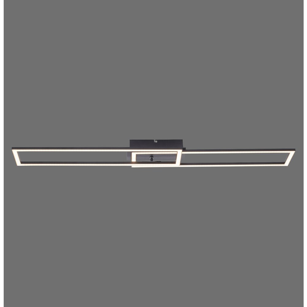 Leuchten Direkt IVEN Deckenleuchte LED Schwarz, 1-flammig, Fernbedienung main product photo