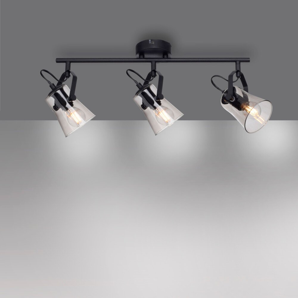 Leuchten Direkt TINULA Deckenleuchte Schwarz, 3-flammig main product photo