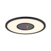 Leuchten Direkt ASTRO Deckenpanel LED Schwarz, 2-flammig, Fernbedienung, Farbwechsler