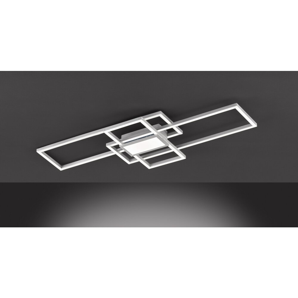 Wofi Leuchten ZENIT Deckenleuchte LED Nickel-Matt, 1-flammig main product photo