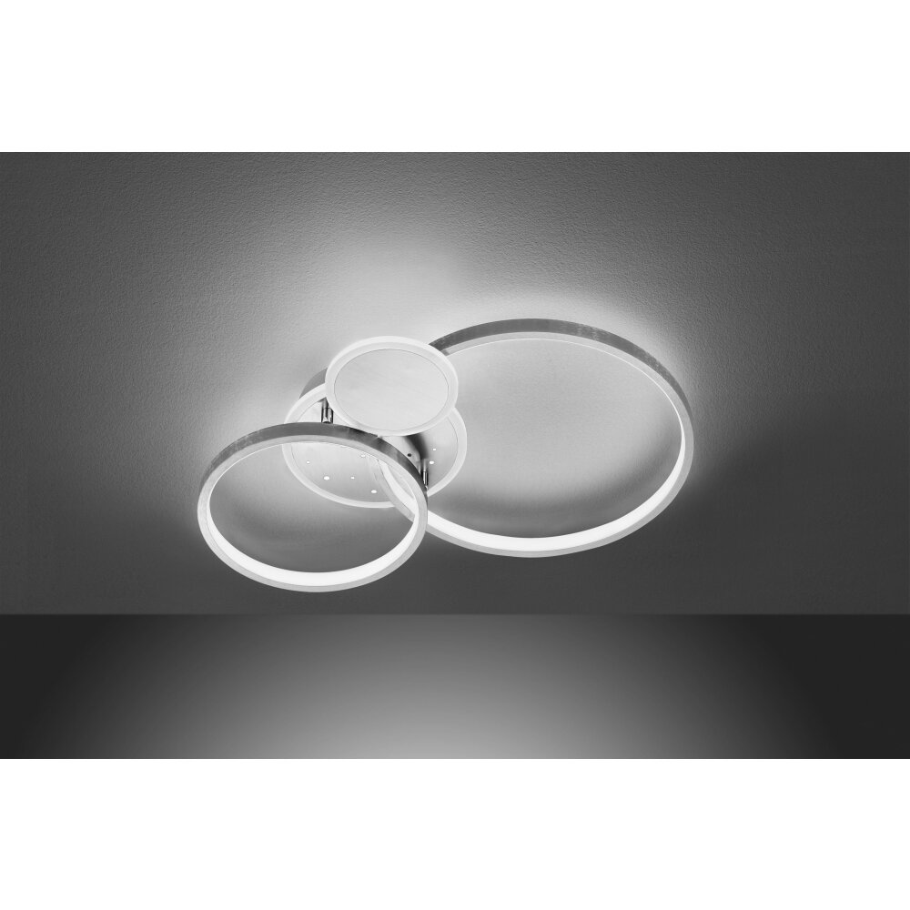 Wofi Leuchten KIAH Deckenleuchte LED Silber, 1-flammig main product photo