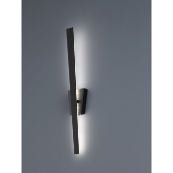 Trio Leuchten ZITA Wandleuchte LED Schwarz, 1-flammig Trio Leuchten ZITA Wandleuchte LED Schwarz, 1-flammig