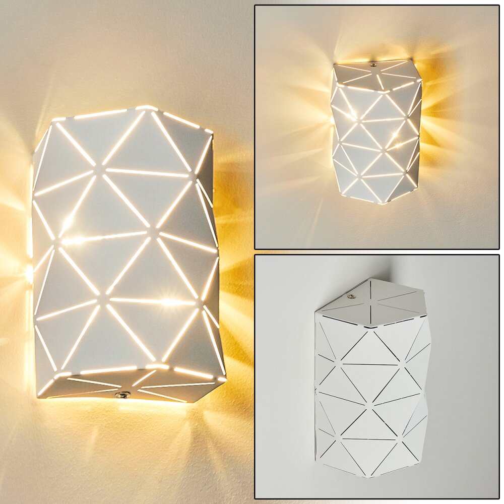 Osby Wandleuchte Weiß, 2-flammig main product photo