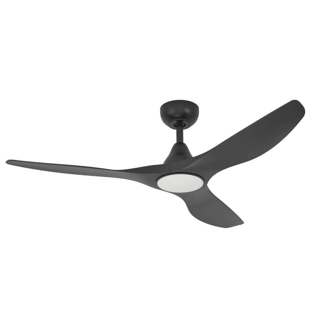 Eglo PORTSEA Deckenventilator LED Schwarz, 1-flammig main product photo