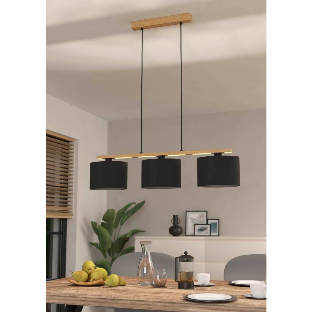 Eglo CASTRALVO Hängeleuchte Braun, 3-flammig main product photo