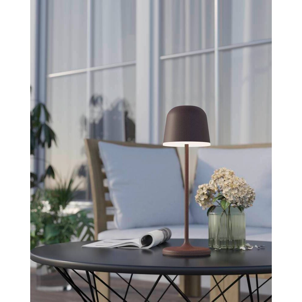 Eglo MANNERA Außentischleuchte LED Rostfarben, 1-flammig main product photo