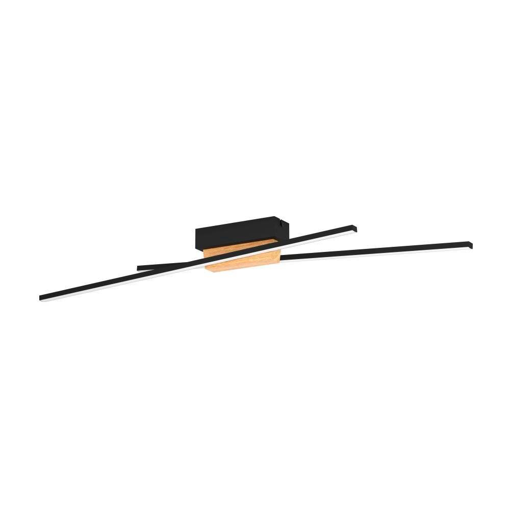 Eglo PANAGRIA Deckenleuchte LED Braun, Schwarz, 2-flammig main product photo