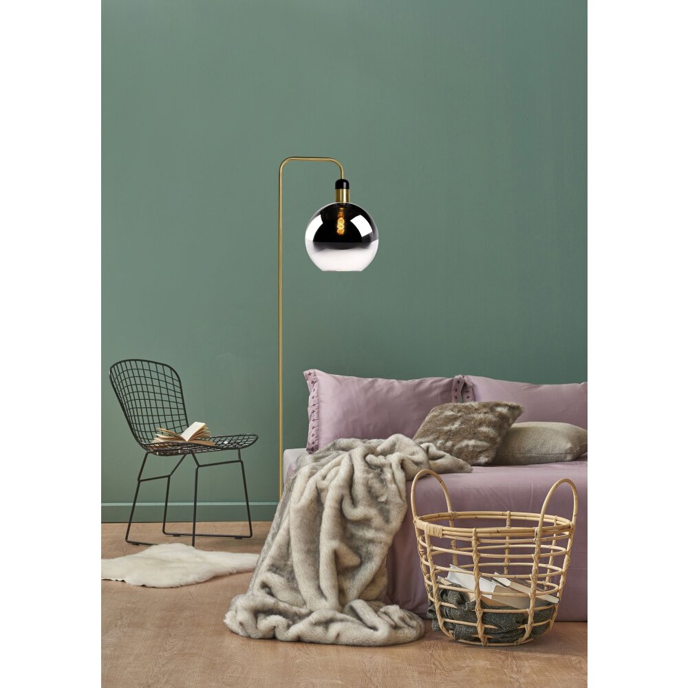 Lucide JULIUS Stehlampe Grau, 1-flammig main product photo