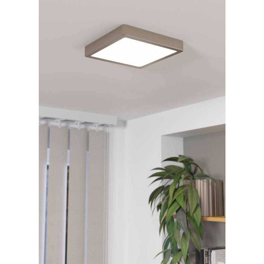 Eglo FUEVA Deckenleuchte LED Nickel-Matt, 1-flammig main product photo
