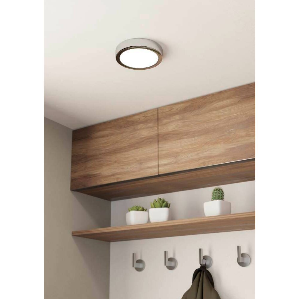 Eglo FUEVA Deckenleuchte LED Chrom, 1-flammig main product photo
