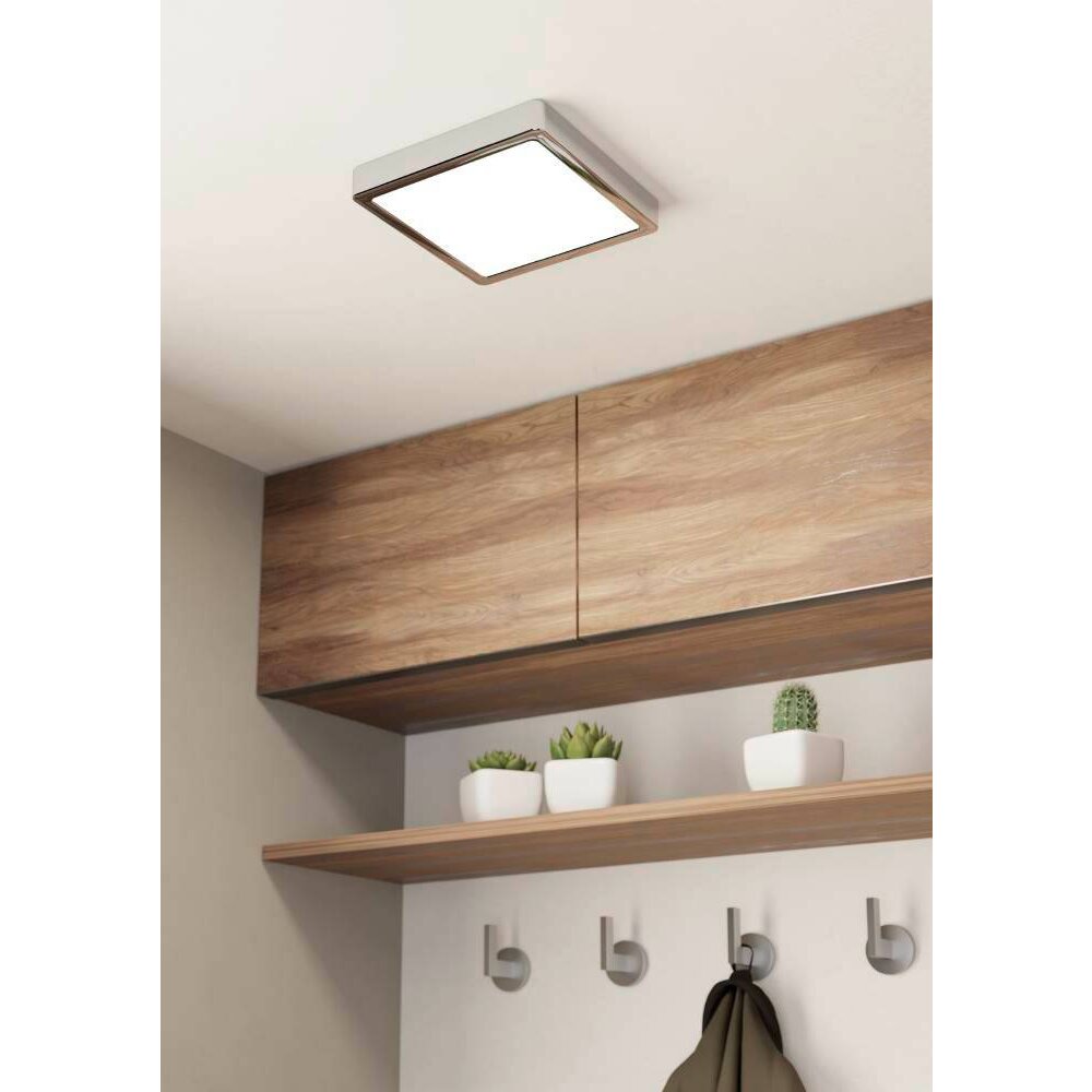 Eglo FUEVA Deckenleuchte LED Chrom, 1-flammig main product photo