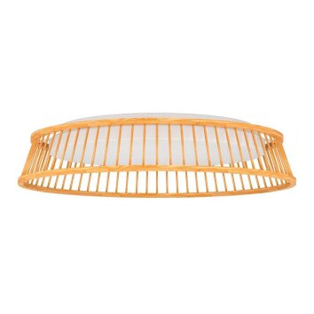 Eglo LUPPINERIA Deckenleuchte LED Braun, Weiß, 1-flammig