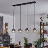 Koyoto Hängeleuchte Glas 15 cm Klar, Rauchfarben, 4-flammig