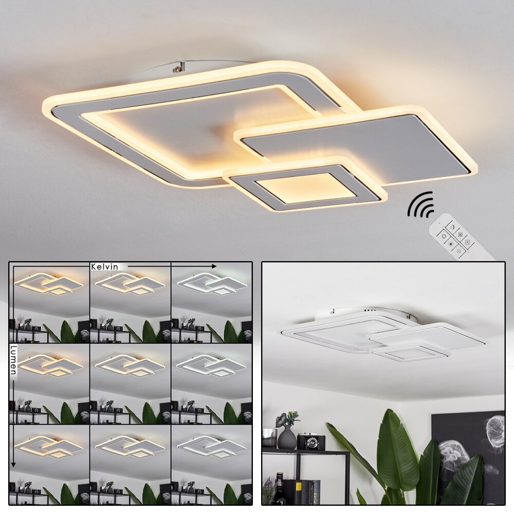 Tomazes Deckenleuchte LED Weiß, 1-flammig, Fernbedienung main product photo