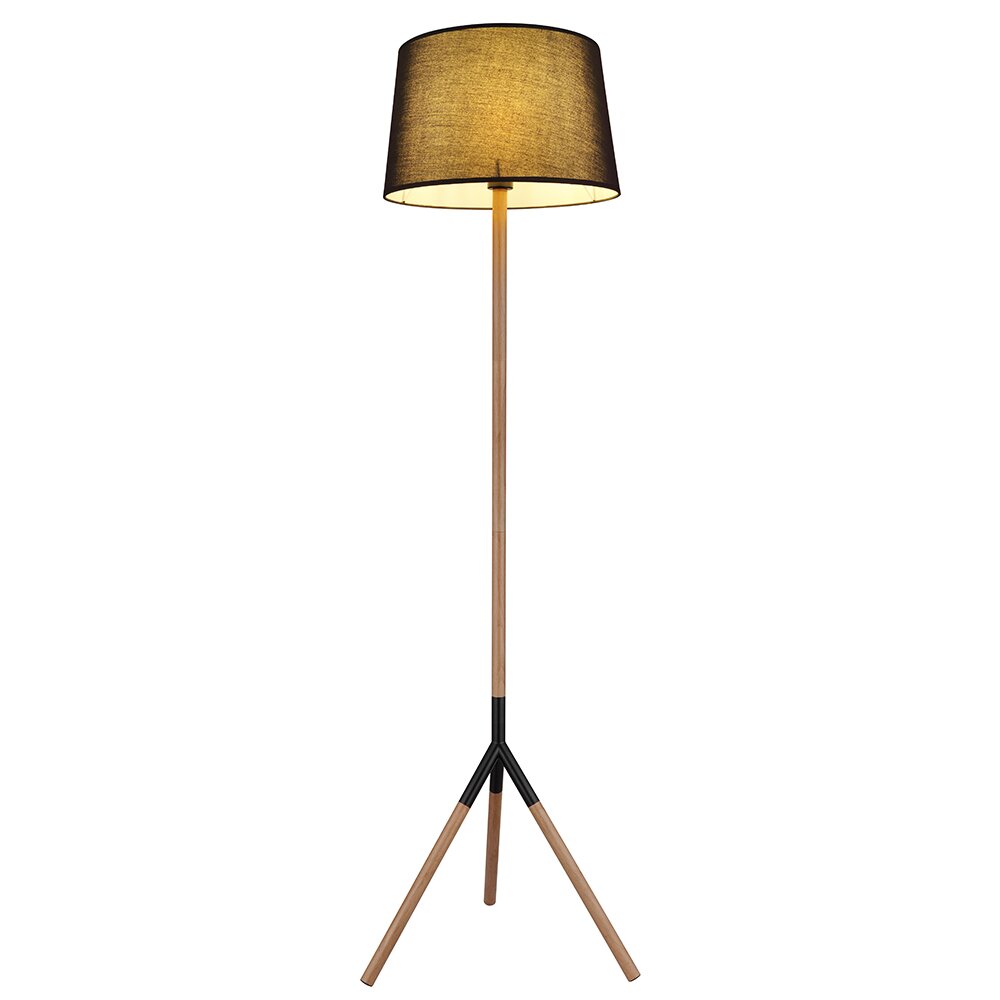 Globo TL Stehleuchte Naturfarben, Schwarz, 1-flammig main product photo