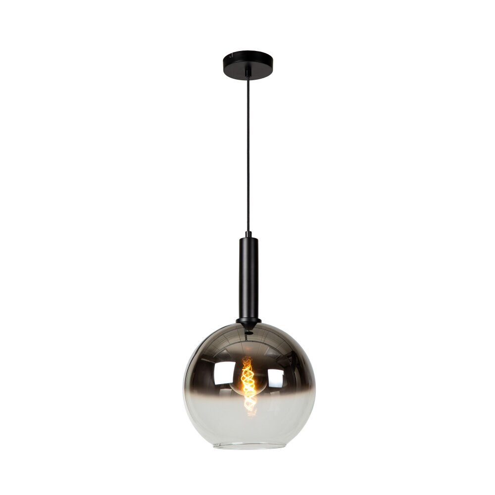 Lucide MARIUS Pendelleuchte Schwarz, 1-flammig main product photo