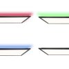 Brilliant Everett Deckenpanel LED Schwarz, 1-flammig, Fernbedienung, Farbwechsler