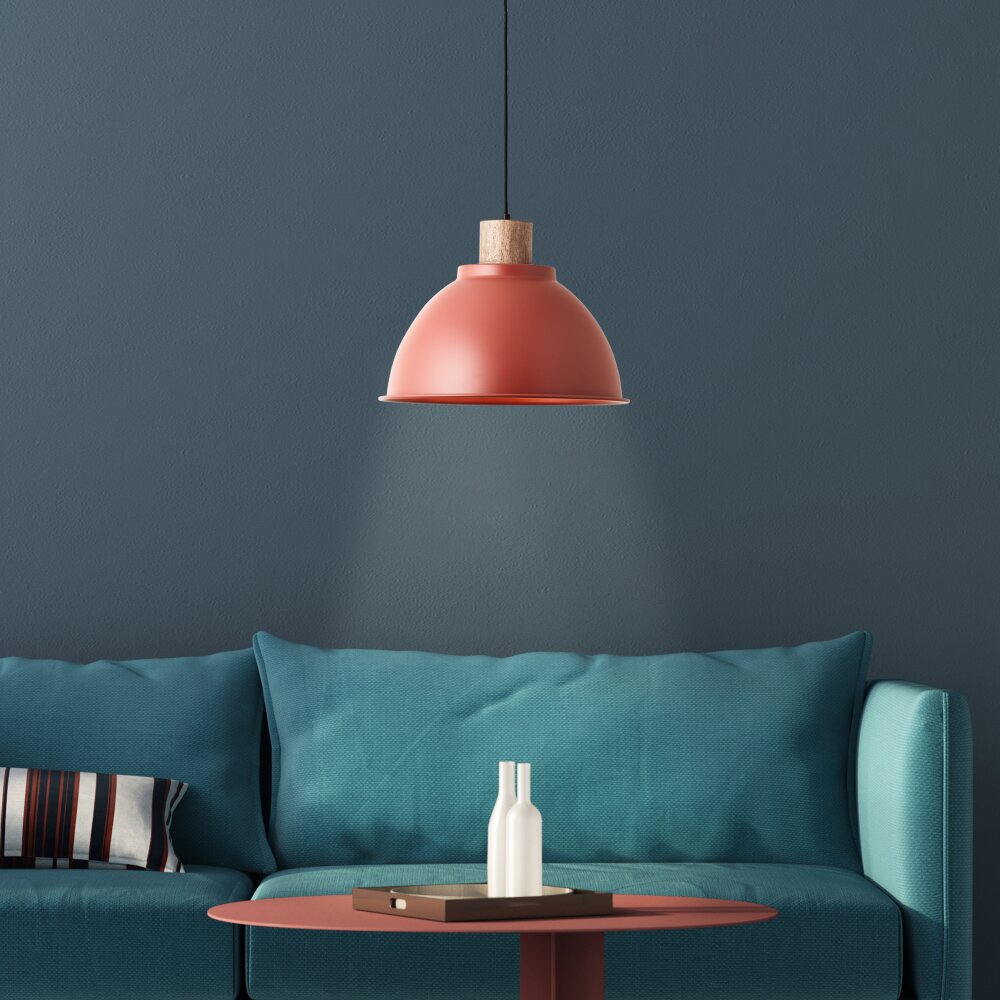 Brilliant Erena Pendelleuchte Rot, 1-flammig main product photo
