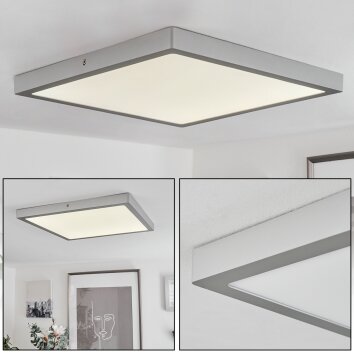 Finsrud Deckenpanel LED Silber, 1-flammig