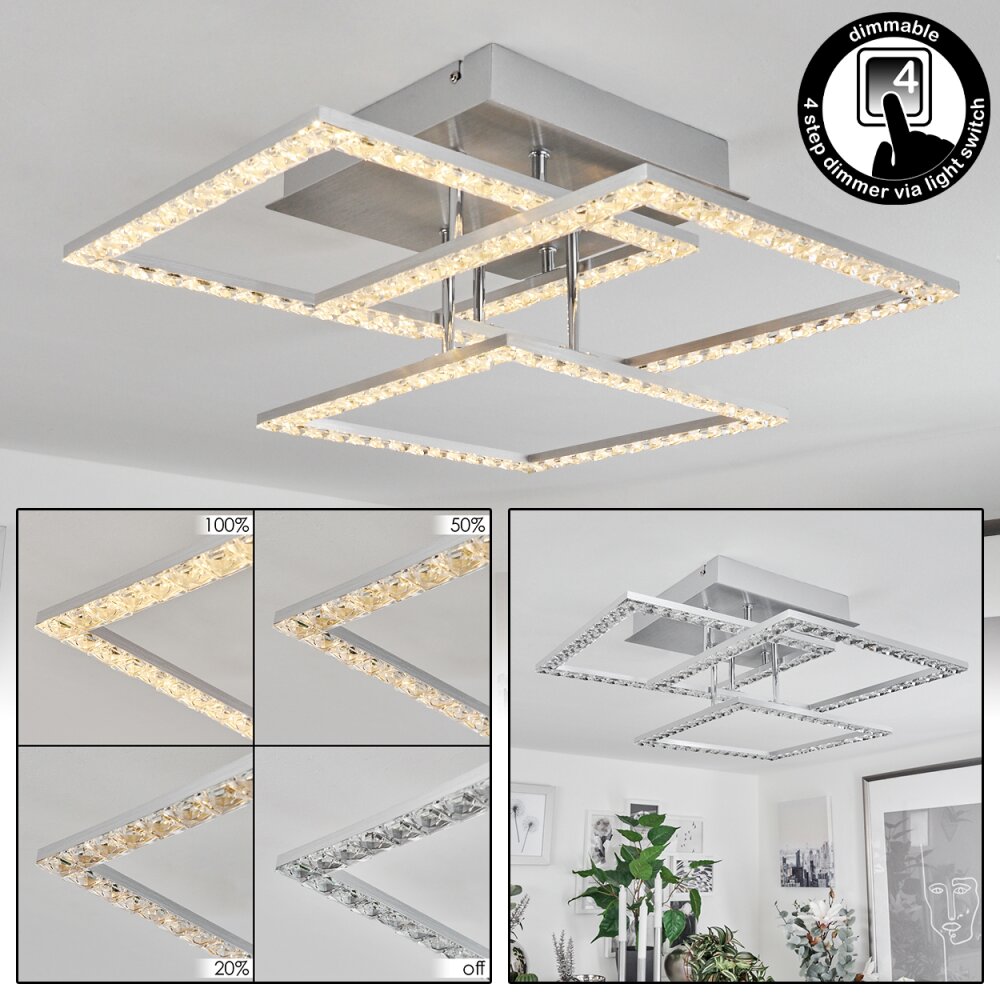 Serranos Deckenleuchte LED Aluminium, 1-flammig main product photo