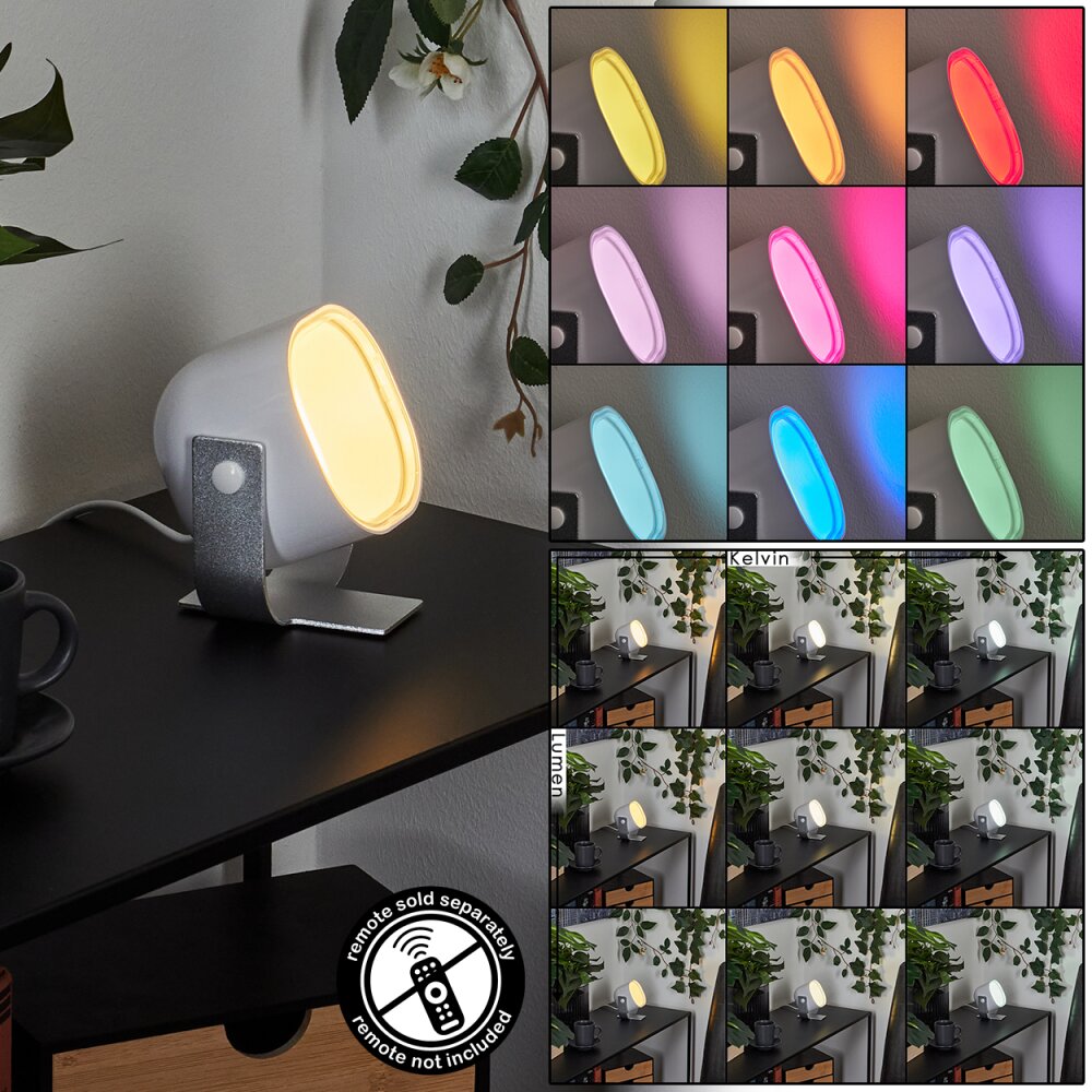 iDual Lilas Tischleuchte LED Silber, 1-flammig, Farbwechsler main product photo