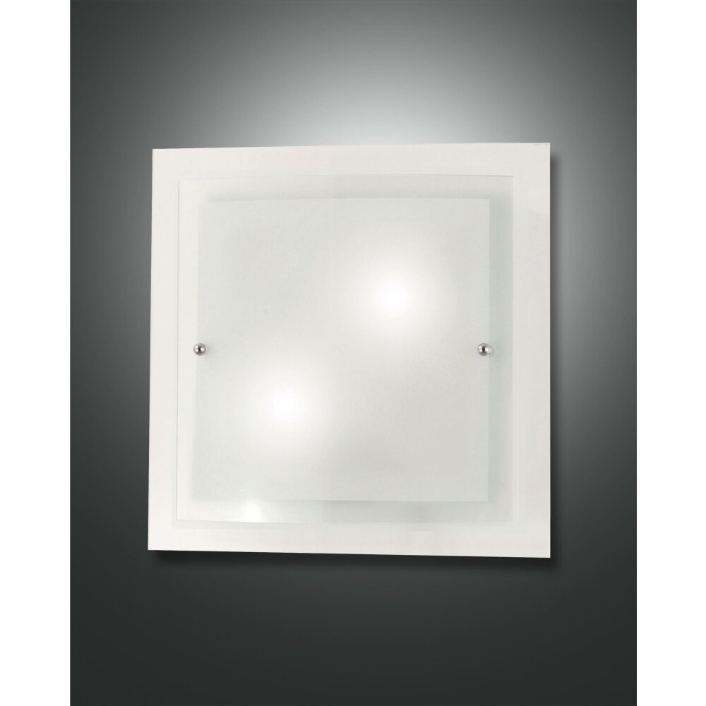 Fabas Luce Naxar Deckenleuchte Weiß, 2-flammig main product photo
