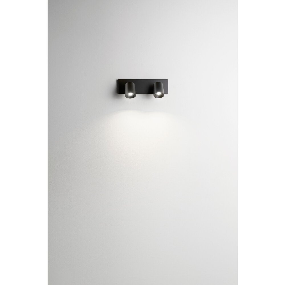 Fabas Luce Modo Wandleuchte Schwarz, 2-flammig main product photo