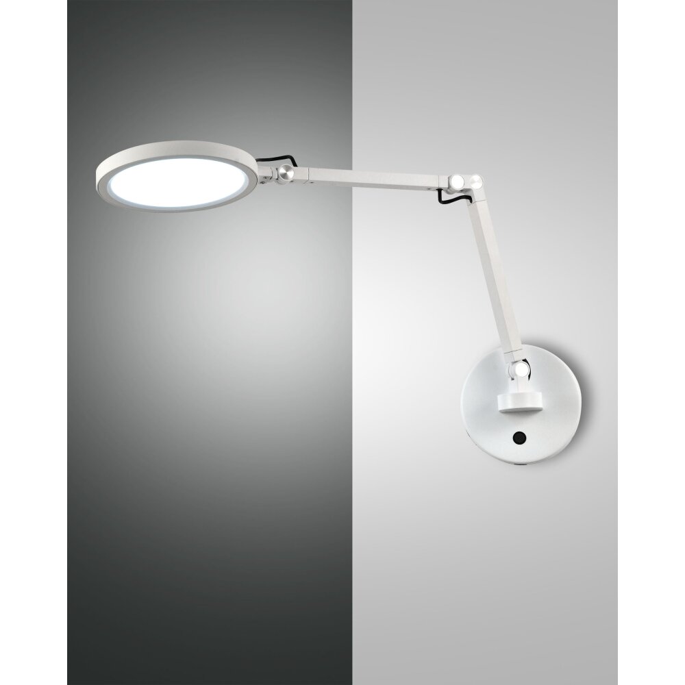 Fabas Luce Regina Wandleuchte LED Weiß, 1-flammig main product photo