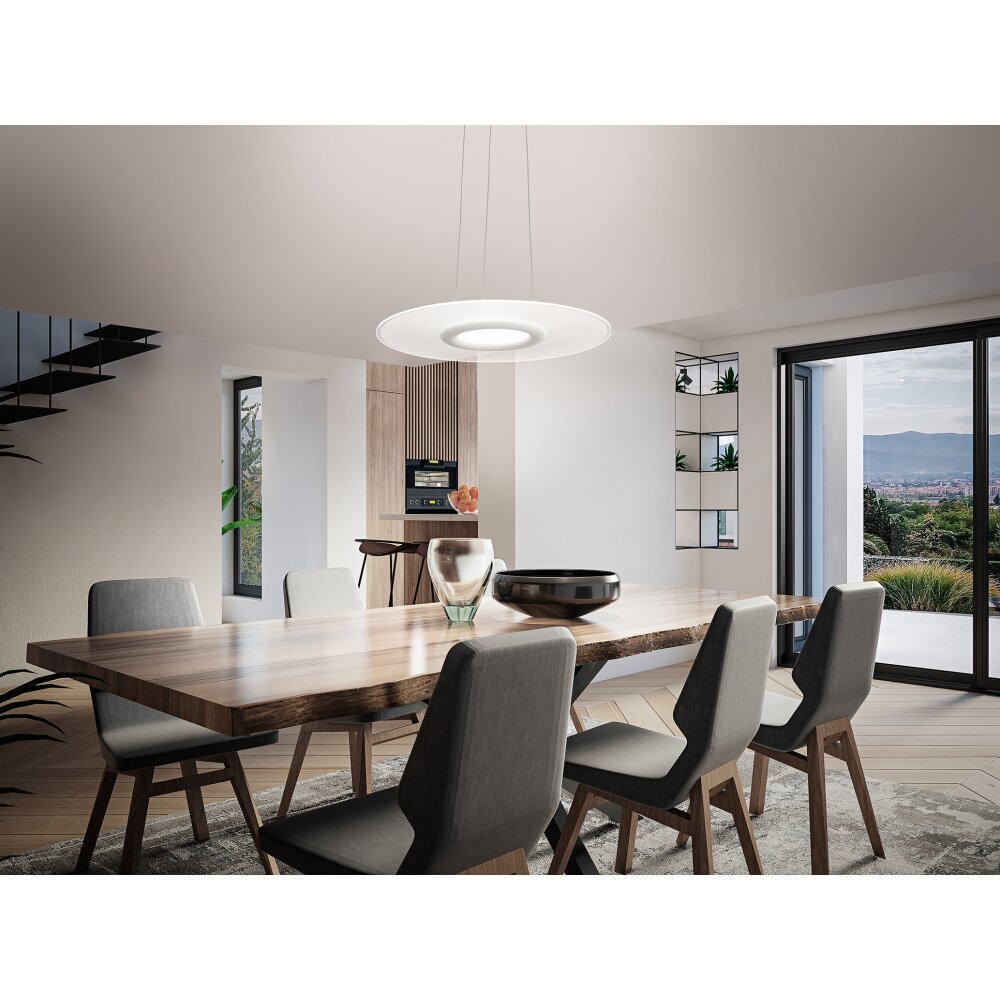 Fabas Luce Angelica Pendelleuchte LED Weiß, 1-flammig main product photo