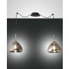 Fabas Luce Glow Pendelleuchte Schwarz, 2-flammig