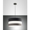 Fabas Luce Arona Pendelleuchte Schwarz, 3-flammig