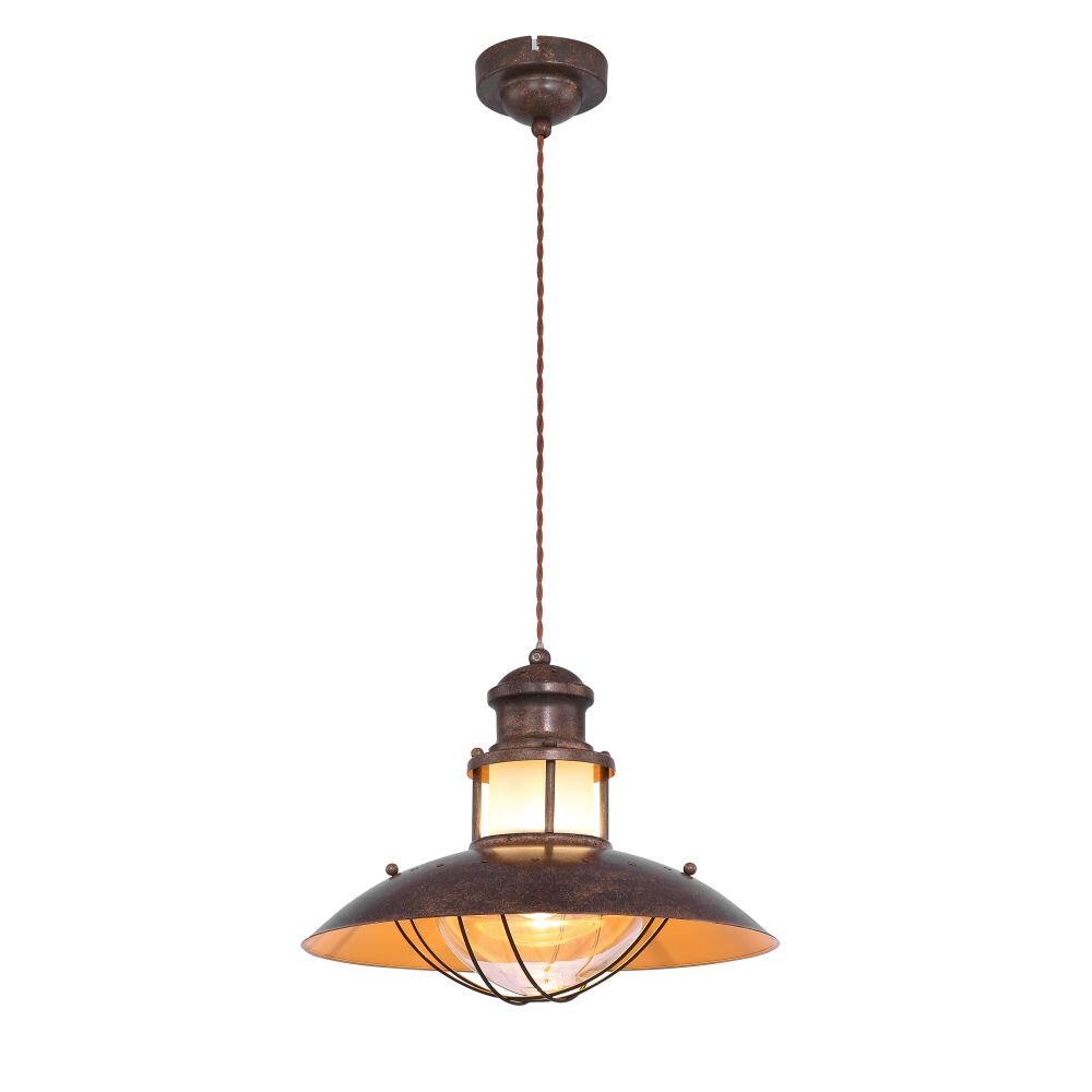 Globo BADALONA Hängeleuchte Braun, 1-flammig main product photo