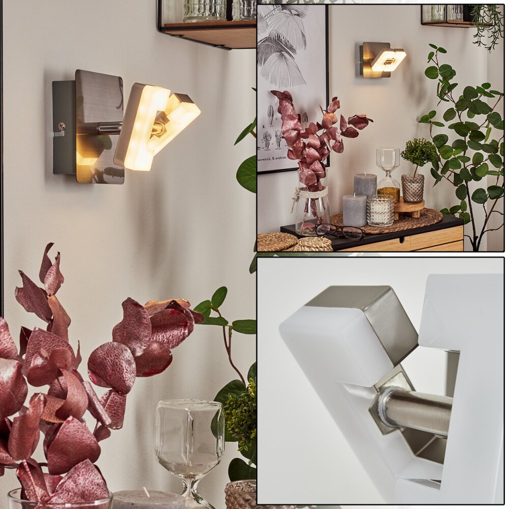 Bobeiro Wandleuchte LED Nickel-Matt, 1-flammig main product photo