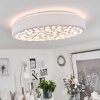 Agodim Deckenleuchte LED Weiß, 1-flammig, Fernbedienung, Farbwechsler
