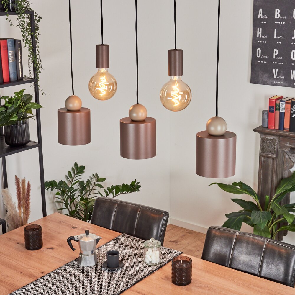 Alcafaz Hängeleuchte Mokka, 5-flammig main product photo
