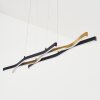 Serlande Pendelleuchte Gold, Schwarz, 1-flammig