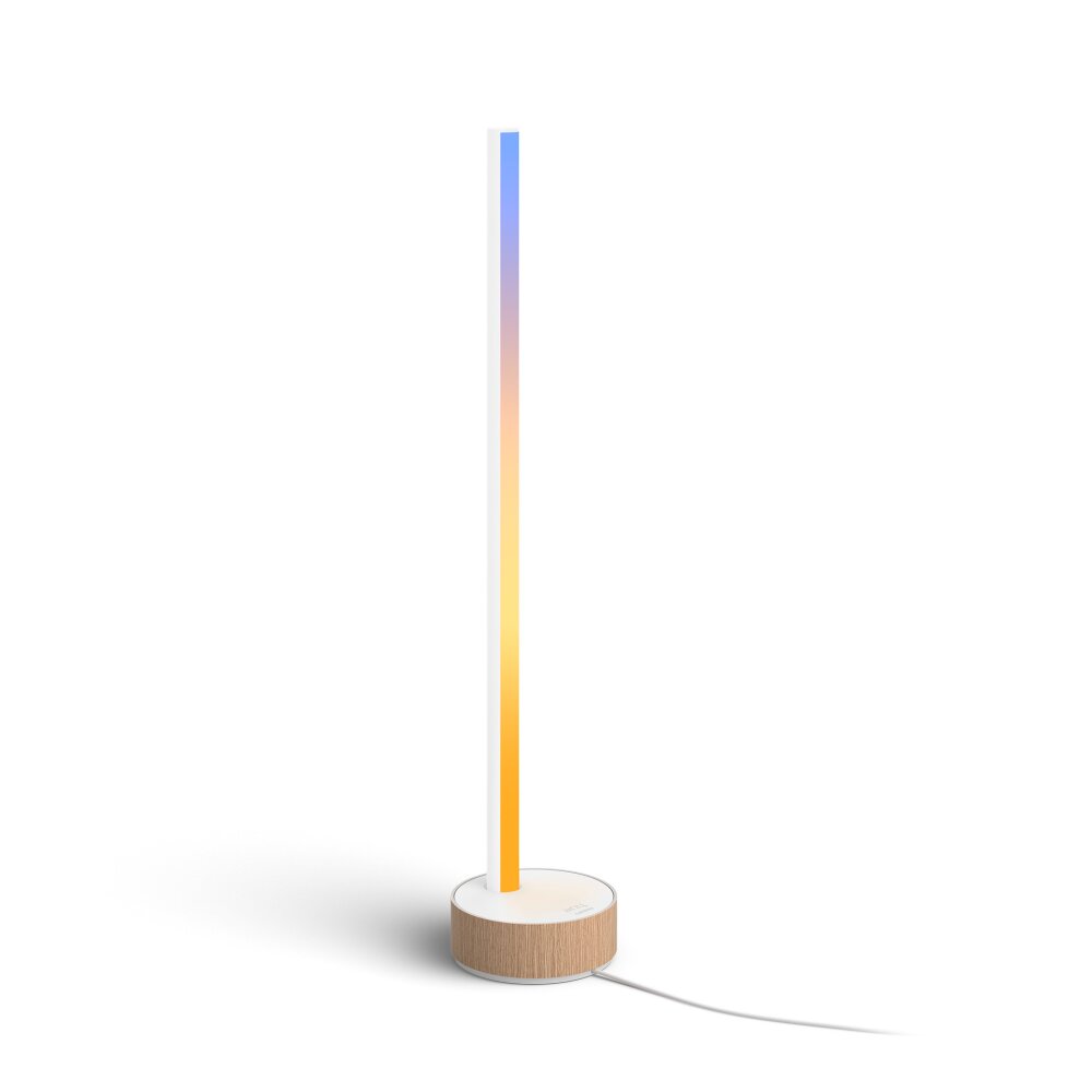 Philips Hue Gradient Signe Oak Tischleuchte LED Naturfarben, Weiß, 1-flammig main product photo