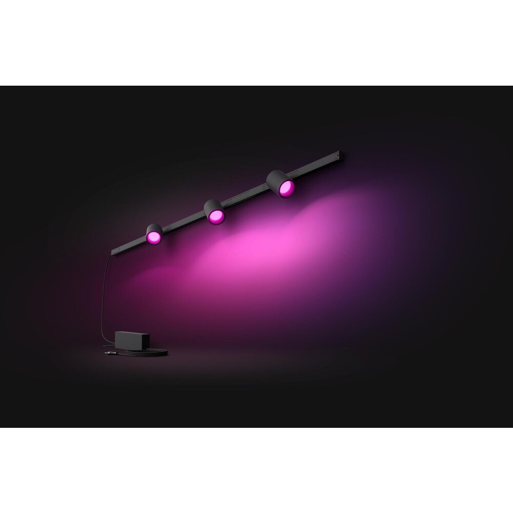 Philips Hue Perifo Basis-Set Wandleuchte LED Schwarz, 3-flammig, Farbwechsler main product photo