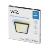 Philips WiZ Deckenpanel LED Schwarz, 1-flammig