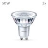 Philips Classic 3er Set LED GU10 4,6 Watt 2700 Kelvin 355 Lumen